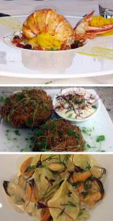 selection of dishes